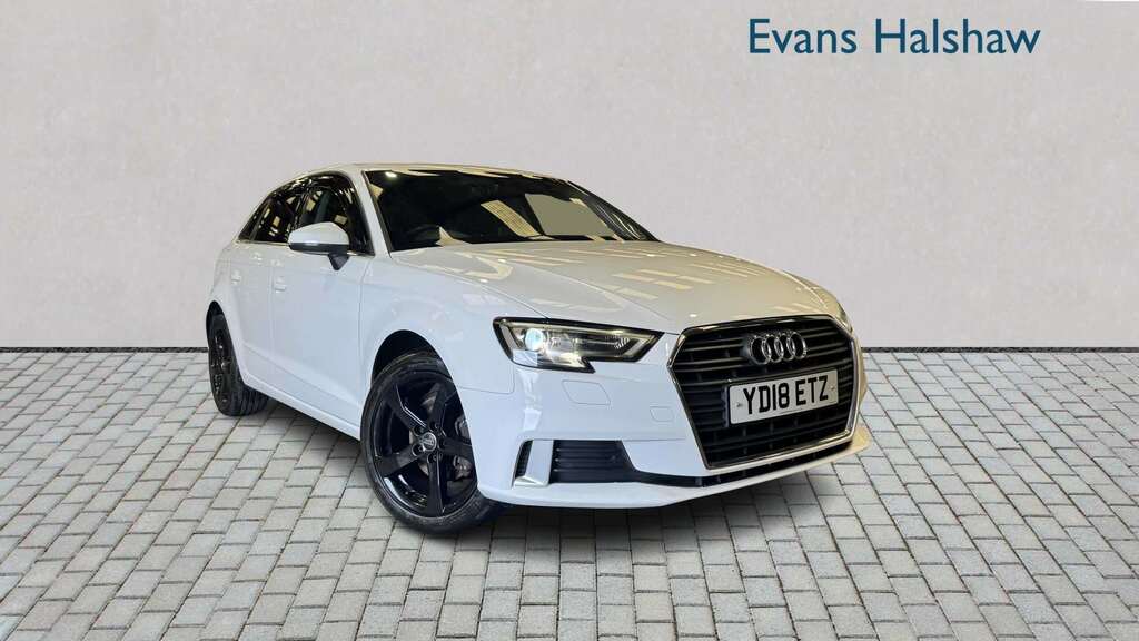 Audi A3 1.0 Tfsi Sport Tech Pack 2018 White