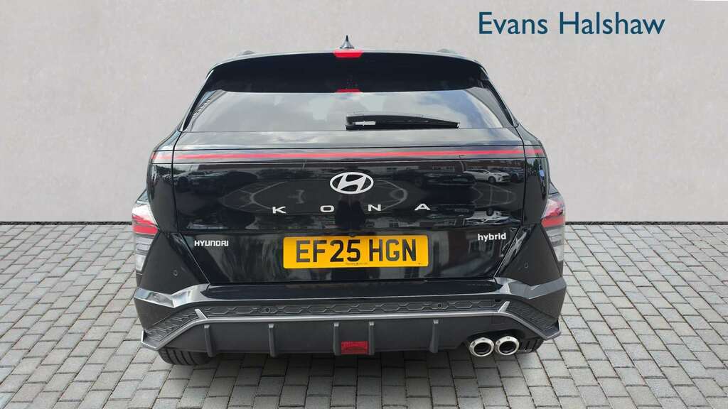 Hyundai Kona 1.6 Hybrid 129 N Line S Dct 2025 EF25HGN Black #5