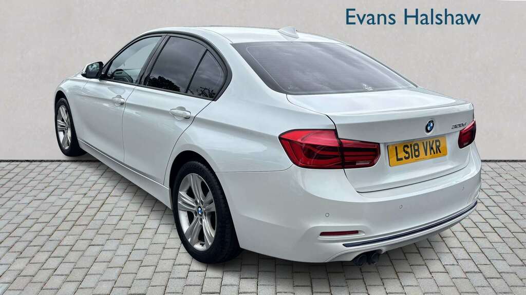 BMW 3 Series 320D Sport Step 2018 LS18VKR White #2