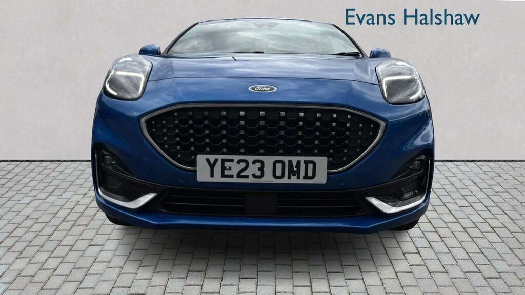 Ford Puma 1.0 Ecoboost Hybrid Mhev 155 St-line Vignale 2 YE23OMD Blue #2