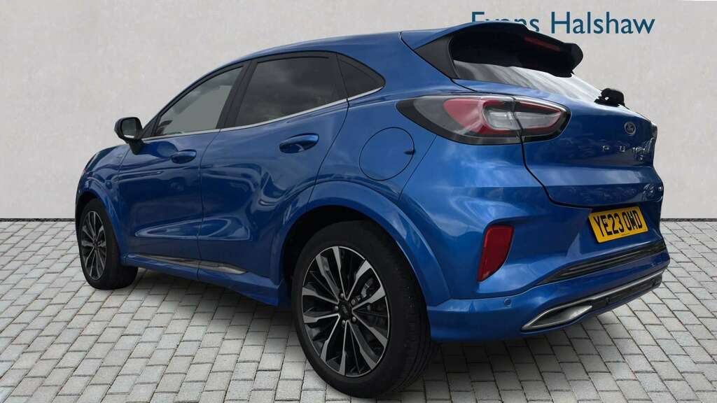 Ford Puma 1.0 Ecoboost Hybrid Mhev 155 St-line Vignale 2 YE23OMD Blue #5
