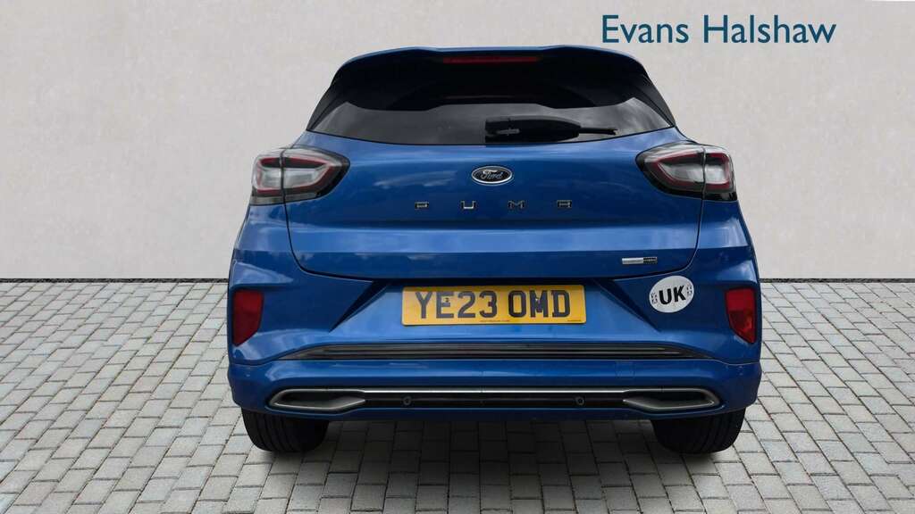 Ford Puma 1.0 Ecoboost Hybrid Mhev 155 St-line Vignale 2 YE23OMD Blue #6
