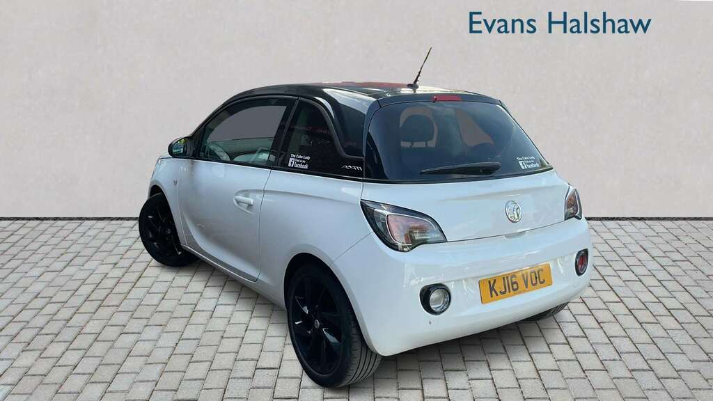 Vauxhall Adam 1.2I Energised 2016 KJ16VOC White #3