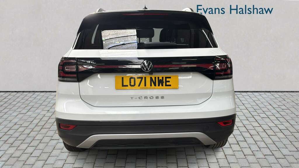 Volkswagen T-Cross 1.0 Tsi Se 2022 LO71NWE White #5