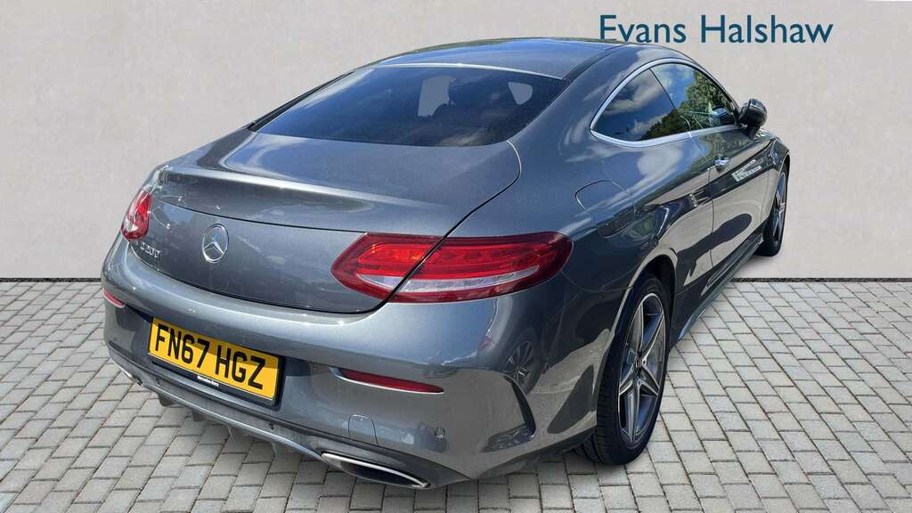 Mercedes-Benz C Class C200 Amg Line Premium Plus 9G-tronic 2017 FN67HGZ Grey #2