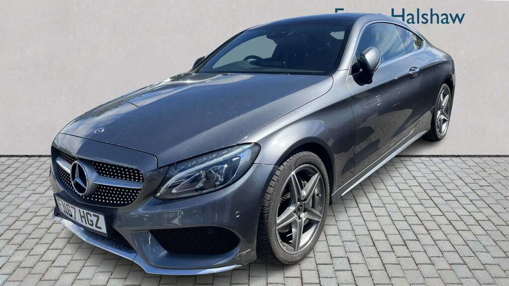 Mercedes-Benz C Class C200 Amg Line Premium Plus 9G-tronic 2017 FN67HGZ Grey #3