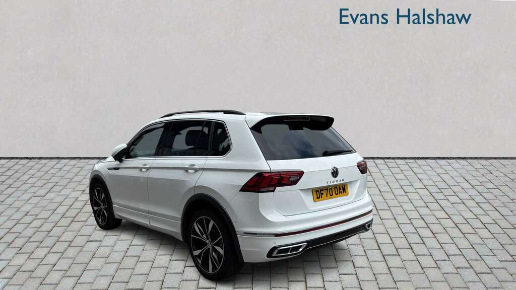 Volkswagen Tiguan 1.5 Tsi 150 R-line Dsg 2020 DF70OAW White #4