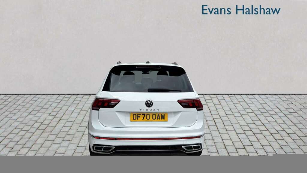 Volkswagen Tiguan 1.5 Tsi 150 R-line Dsg 2020 DF70OAW White #3