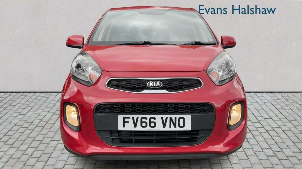 Kia Picanto 1.0 65 Se 2017 FV66VNO Red #4