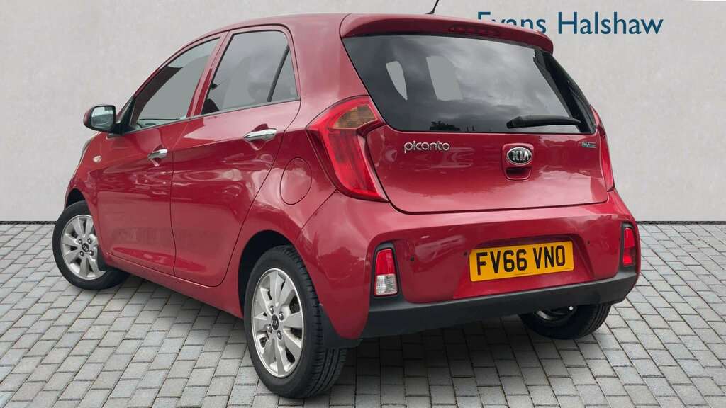 Kia Picanto 1.0 65 Se 2017 FV66VNO Red #2