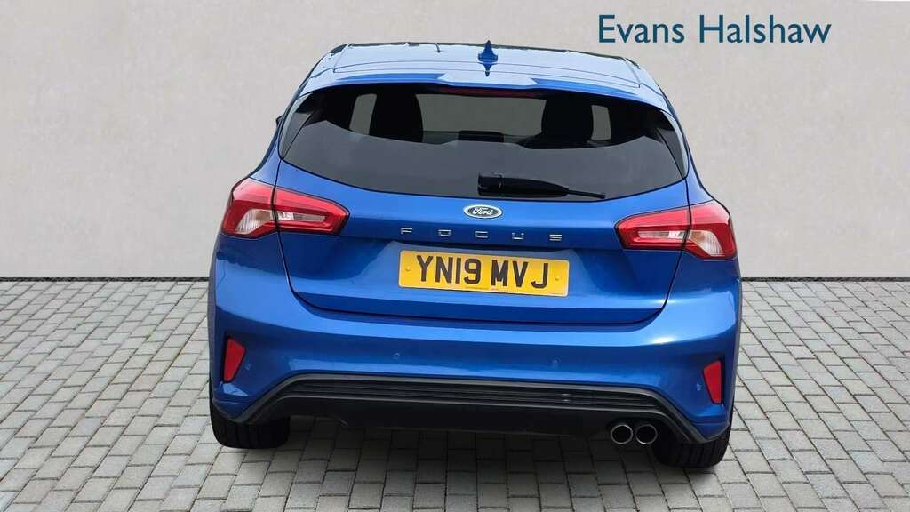 Ford Focus 1.0 Ecoboost 125 St-line 2019 YN19MVJ Blue #6