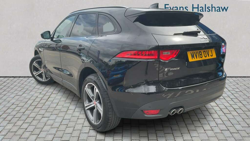 Jaguar F-Pace 2.0D 163 R-sport 2018 MV18OVJ Black #2