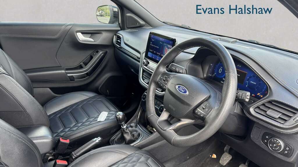 Ford Puma 1.0 Ecoboost Hybrid Mhev 155 St-line Vignale 2 BK72MTY Black #6