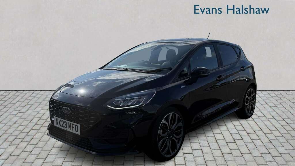 Ford Fiesta 1.0 Ecoboost Hybrid Mhev 125 St-line X 2023 NX23MFO Black #2