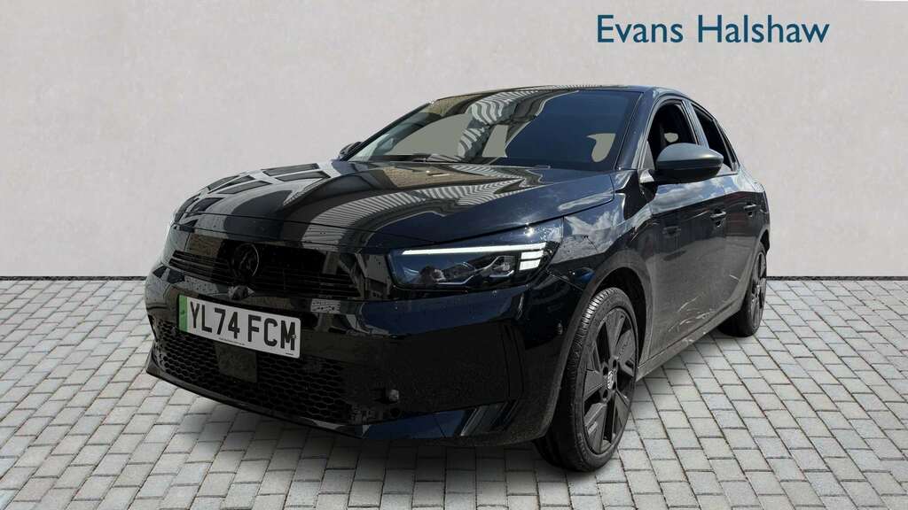 Vauxhall Corsa-e 100Kw Ultimate 50Kwh 2025 YL74FCM Black #3