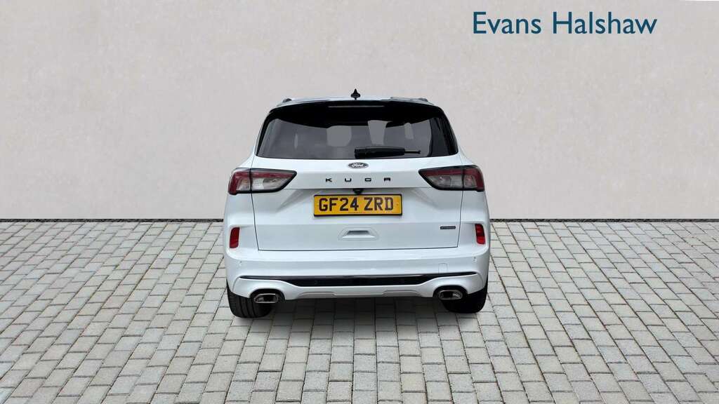 Ford Kuga 2.5 Fhev Black Package Edition Cvt 2024 GF24ZRD White #3