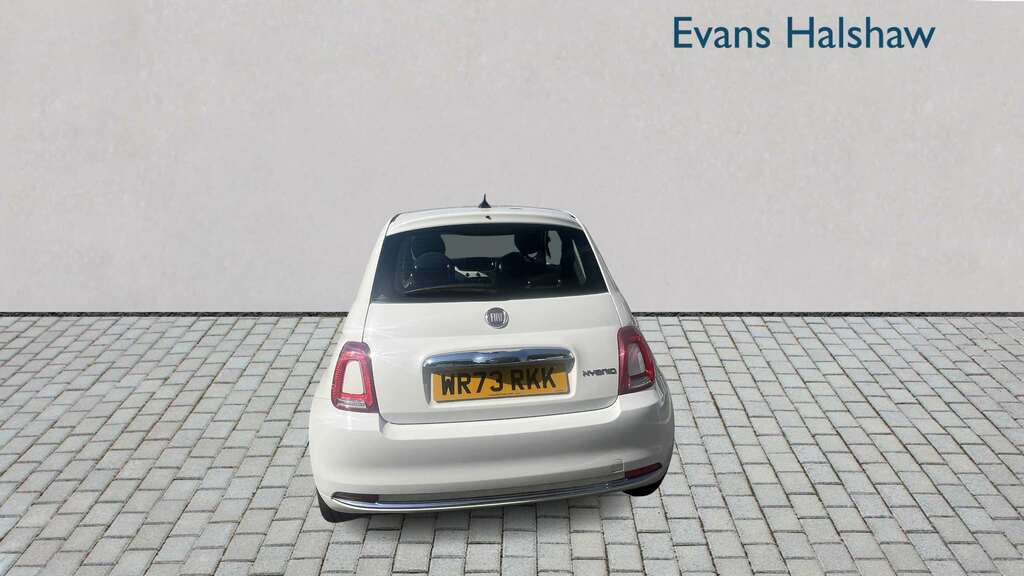 Fiat 500 1.0 Mild Hybrid 2023 WR73RKK White #3