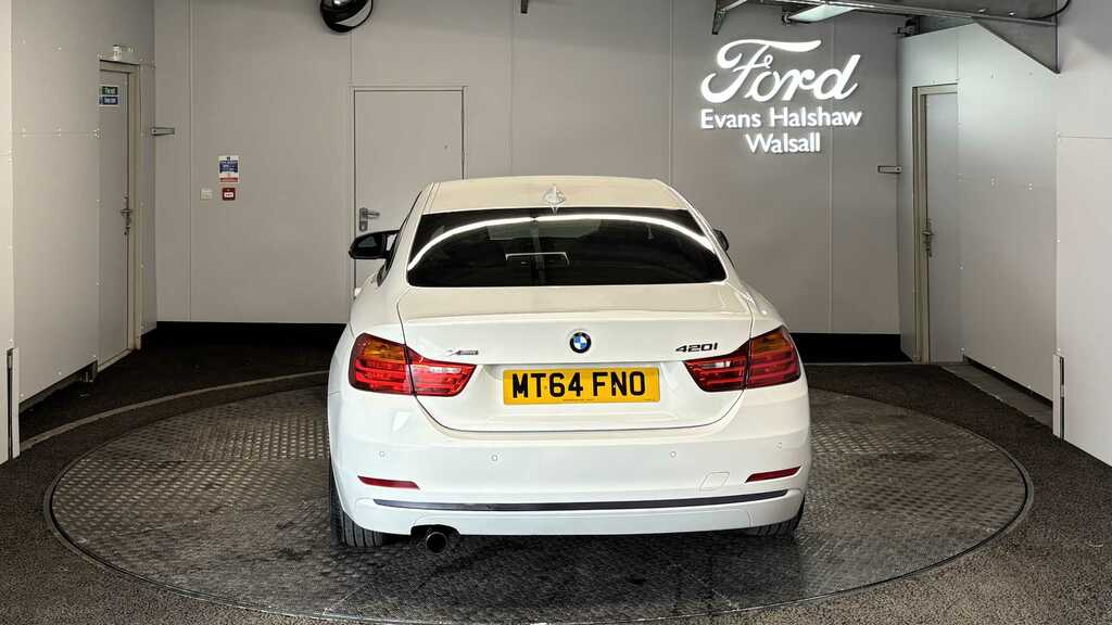 BMW 4 Series 420I Xdrive Sport Professional Media 2015 White #6