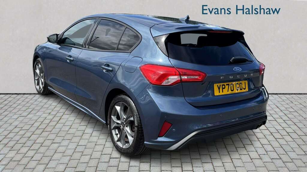 Ford Focus 1.5 Ecoblue 120 St-line 2020 YP70GOJ Blue #2