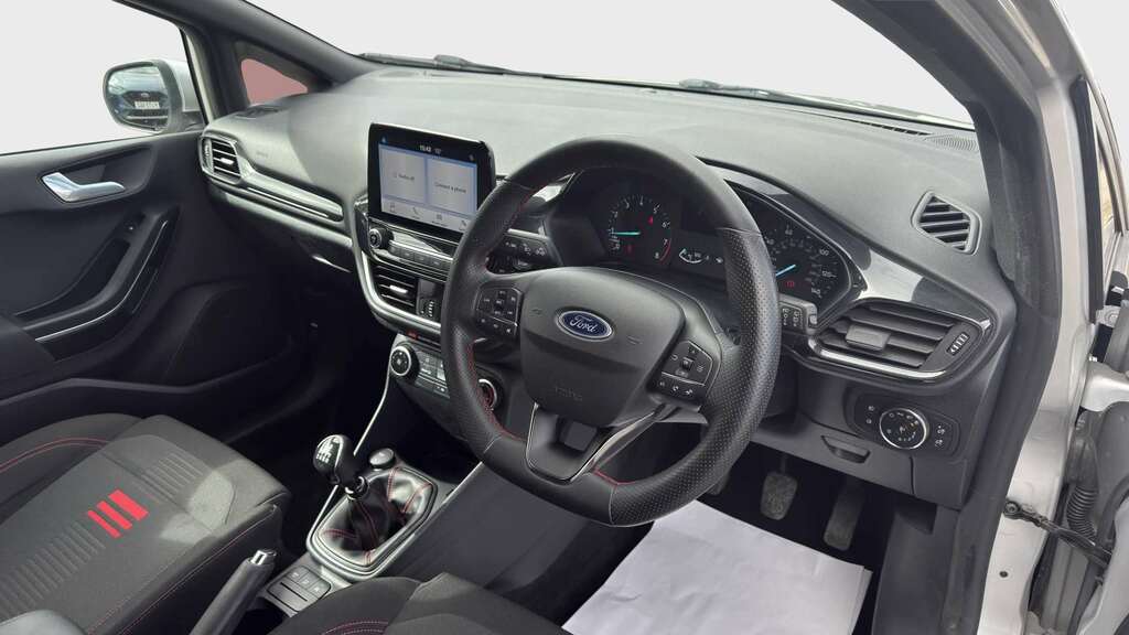 Ford Fiesta 1.0 Ecoboost Hybrid Mhev 125 St-line 2023 HV23WFW Silver #4