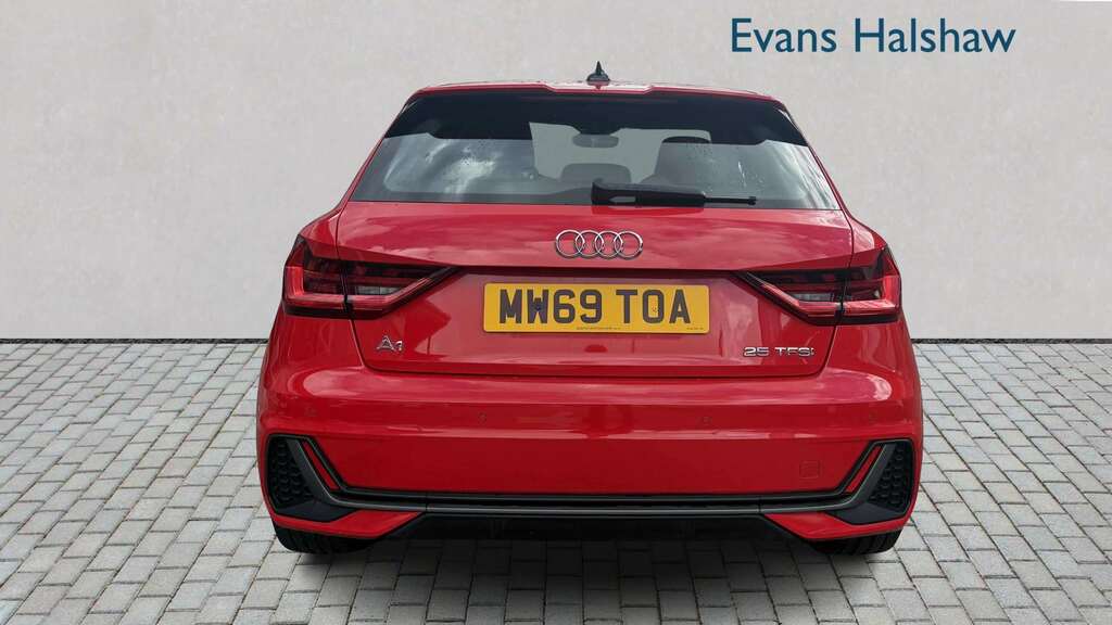 Audi A1 25 Tfsi S Line 2019 MW69TOA Red #5