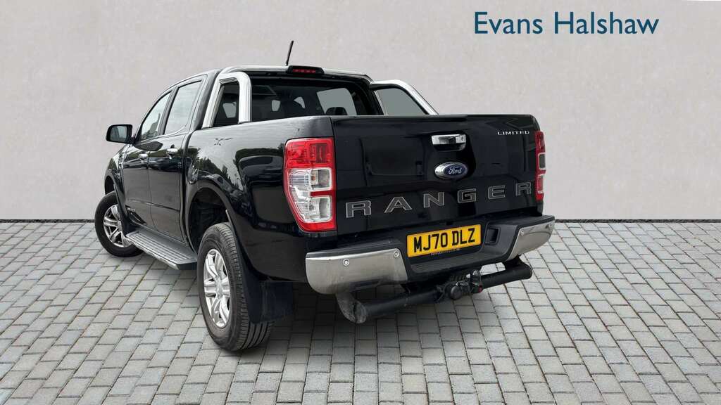 Ford Ranger Pick Up Double Cab Limited 1 2.0 Ecoblue 170 2020 MJ70DLZ Black #2