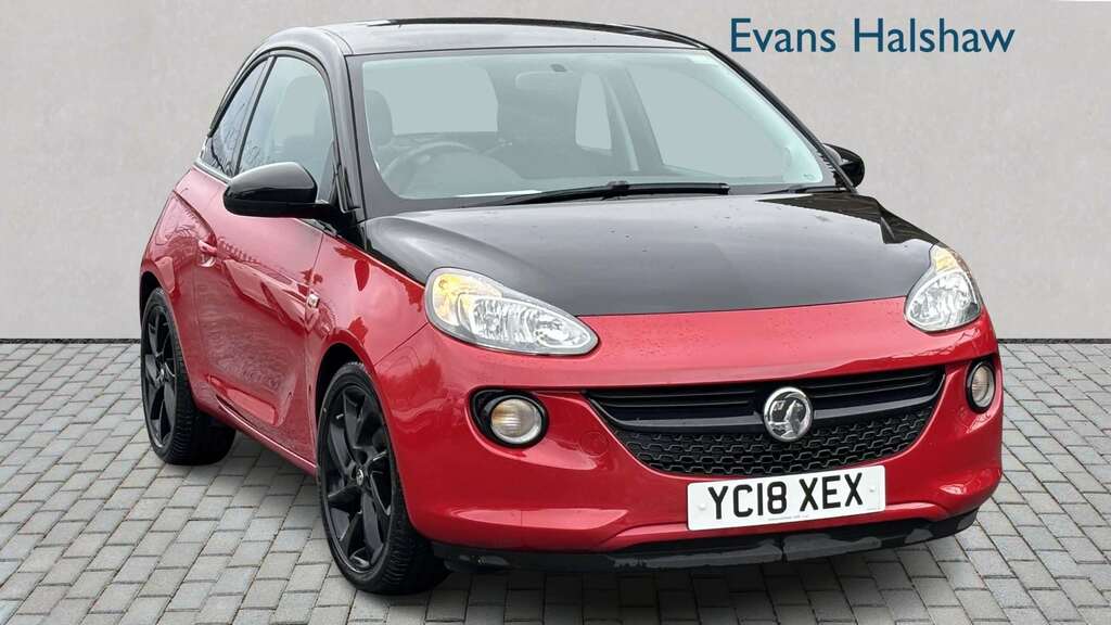 Vauxhall Adam 1.2I Energised Black Jack 2018 Red