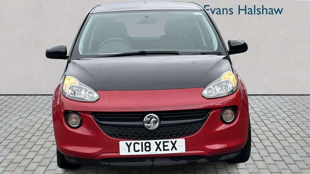Vauxhall Adam 1.2I Energised Black Jack 2018 YC18XEX Red #2