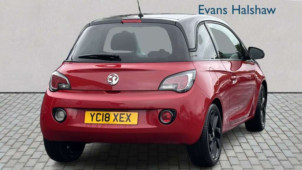 Vauxhall Adam 1.2I Energised Black Jack 2018 YC18XEX Red #6