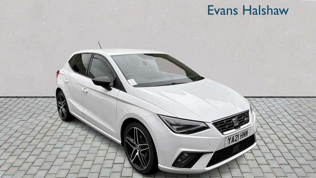 Seat Ibiza 1.0 Tsi 110 Fr Sport Ez Dsg 2021 YA21HNW White #2