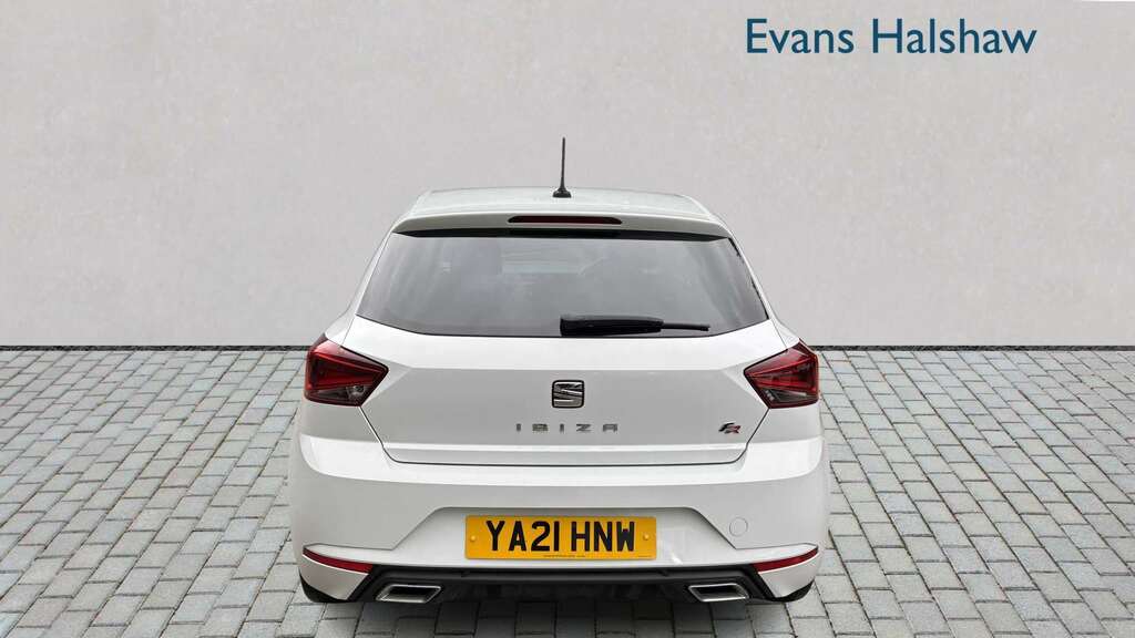 Seat Ibiza 1.0 Tsi 110 Fr Sport Ez Dsg 2021 YA21HNW White #5