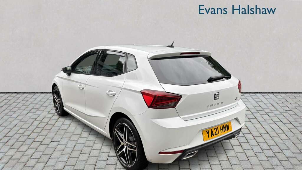Seat Ibiza 1.0 Tsi 110 Fr Sport Ez Dsg 2021 YA21HNW White #6