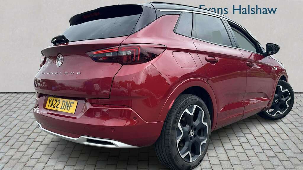 Vauxhall Grandland 1.6 Hybrid Elite 2022 YA22DNF Red #4