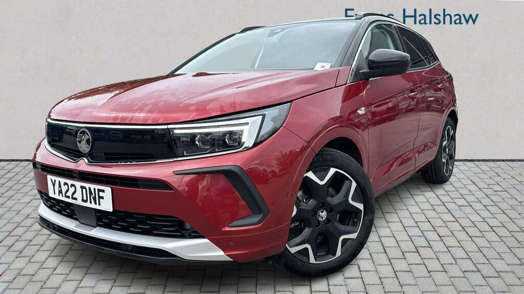 Vauxhall Grandland 1.6 Hybrid Elite 2022 YA22DNF Red #3