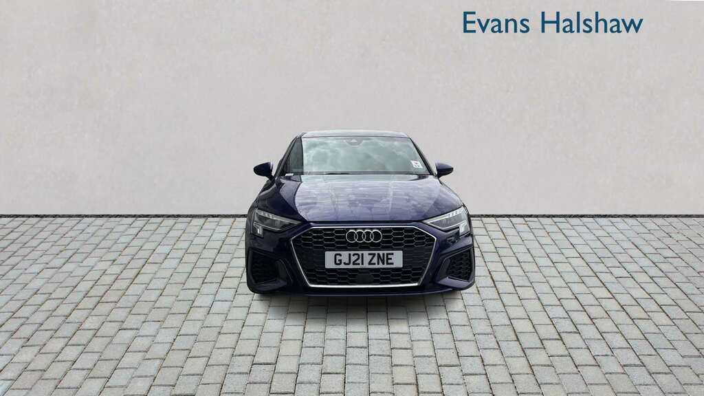 Audi A3 35 Tfsi S Line S Tronic 2021 GJ21ZNE Blue #4