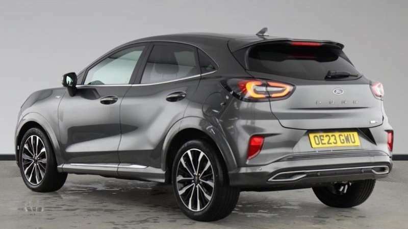 Ford Puma 1.0 Ecoboost Hybr Mhev 155 St-line Vignale Dct OE23GWU Grey #2