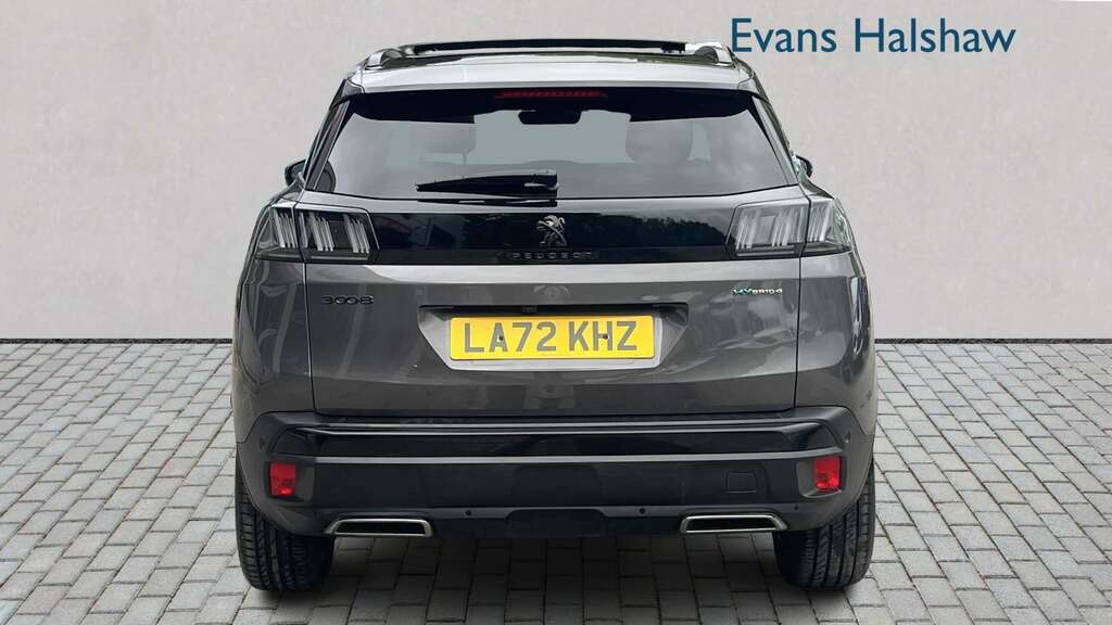 Peugeot 3008 1.6 Hybrid4 300 Gt E-eat8 2023 LA72KHZ Grey #5