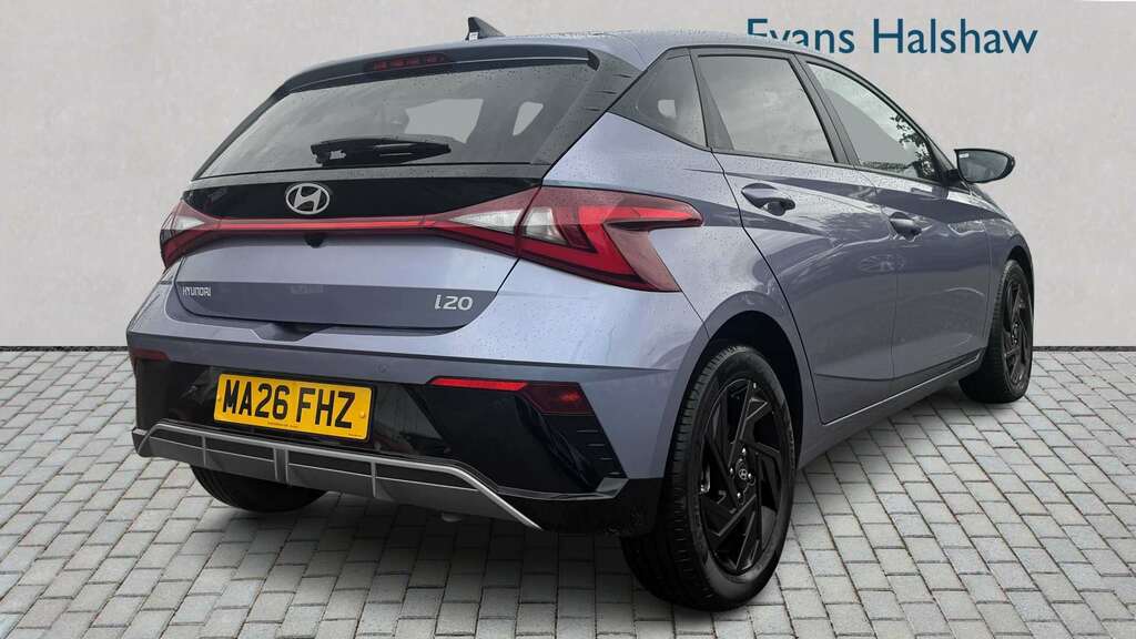 Hyundai I20 1.0T Gdi 90 Black Line Dct 2026 MA26FHZ Blue #3