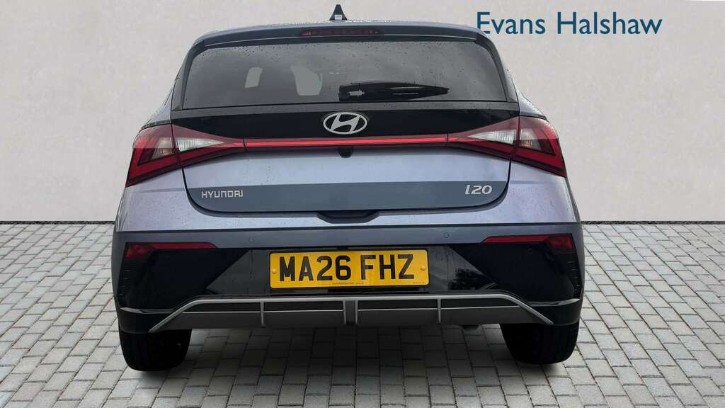 Hyundai I20 1.0T Gdi 90 Black Line Dct 2026 MA26FHZ Blue #4