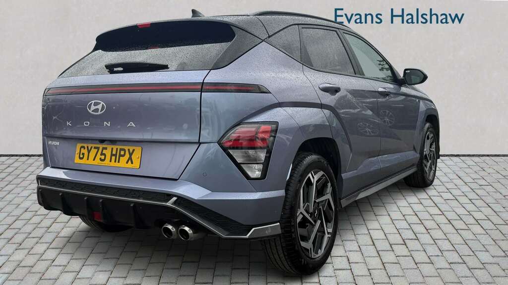 Hyundai Kona 1.0T 100 N Line 2025 GY75HPX Blue #3
