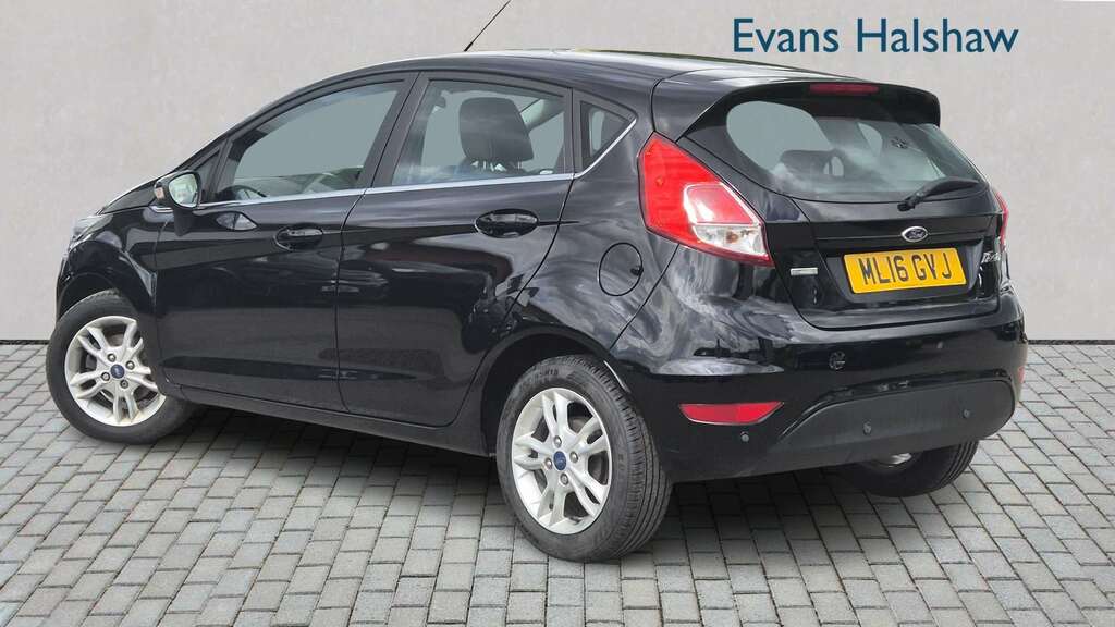 Ford Fiesta 1.0 Ecoboost Zetec 2016 ML16GVJ Black #2