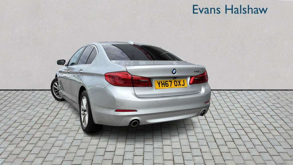 BMW 5 Series 525D Se 2017 YH67OXJ Silver #2