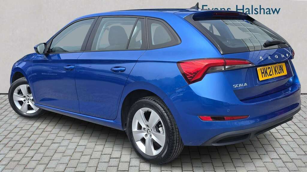 Skoda Scala 1.5 Tsi Se 2021 Blue #4