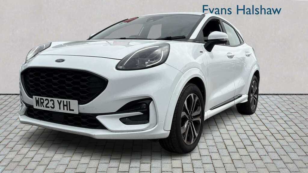 Ford Puma 1.0 Ecoboost Hybrid Mhev St-line Dct 2023 WR23YHL White #3