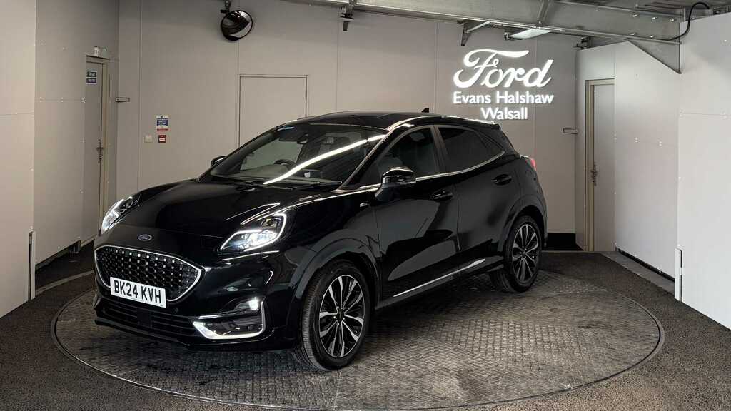 Ford Puma 1.0 Ecoboost Hybrid Mhev 155 St-line Vignale 2 BK24KVH Black #3