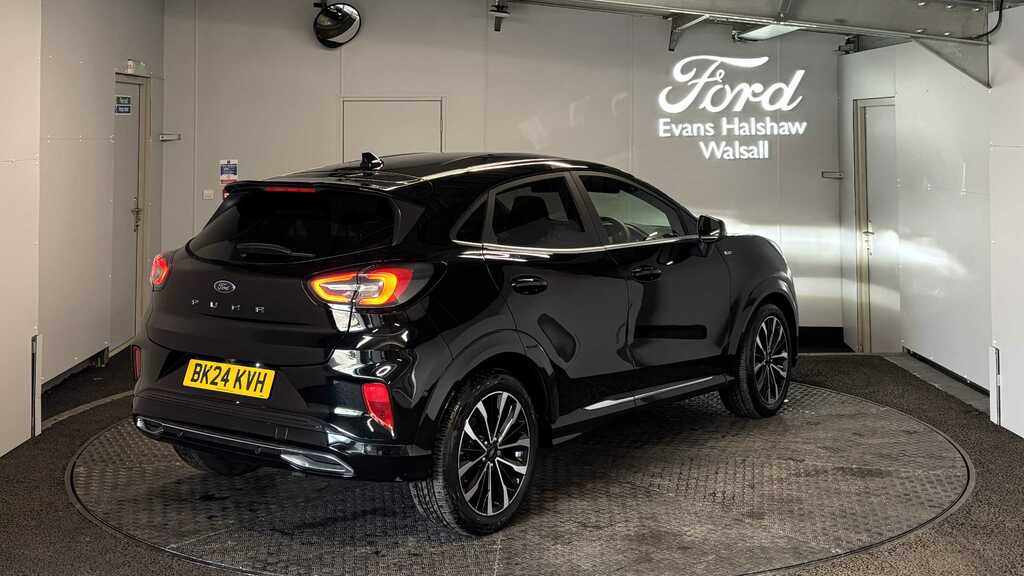 Ford Puma 1.0 Ecoboost Hybrid Mhev 155 St-line Vignale 2 BK24KVH Black #5