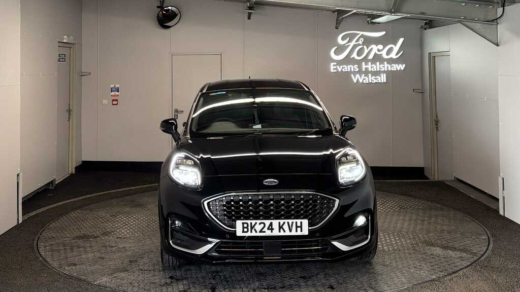Ford Puma 1.0 Ecoboost Hybrid Mhev 155 St-line Vignale 2 BK24KVH Black #2