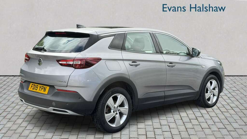 Vauxhall Grandland X 1.5 Turbo D Elite Nav 2019 FD19YPN Grey #3