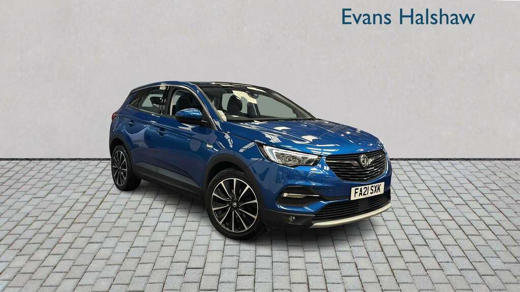 Vauxhall Grandland X 1.2 Turbo Elite Nav 2021 FA21SXK Blue
