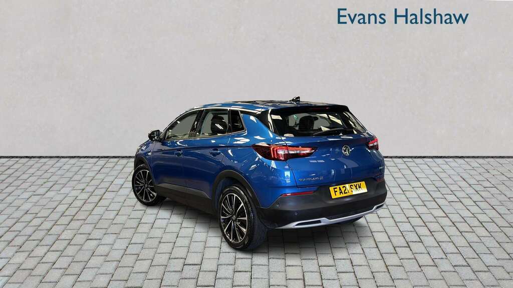 Vauxhall Grandland X 1.2 Turbo Elite Nav 2021 FA21SXK Blue #2